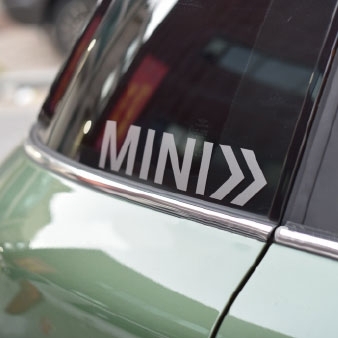 MINI>> 미니 폰트 차량용 스티커 데칼