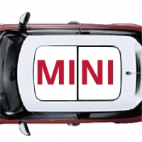 MINI 미니쿠퍼 선루프 데칼 자동차 스티커