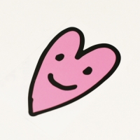스마일 하트 SMILE HEART sticker 차량용 스티커 데칼