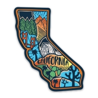 캘리포니아 러브 노트북 캐리어 텀블러 차량용 스티커