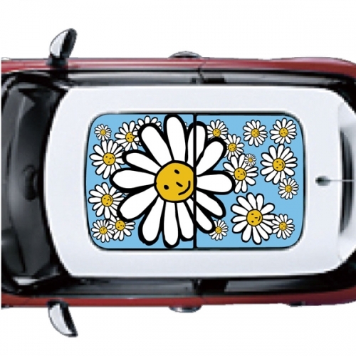 빅 데이지 미니쿠퍼 썬루프 데칼 big daisy sunroof decal 9 colors