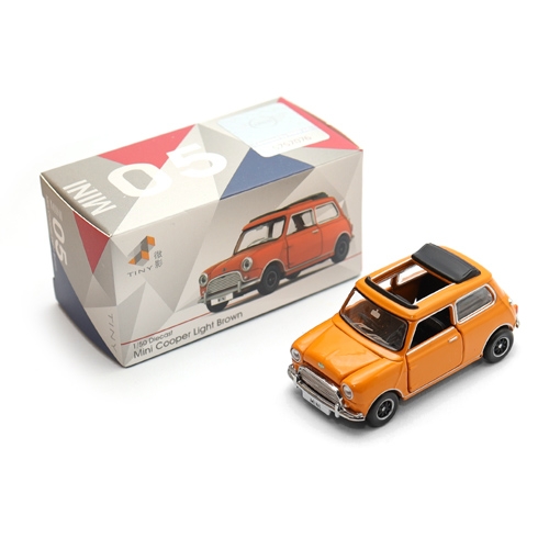 미니쿠퍼 타이니 오렌지 1:50 미니카 자동차 모형